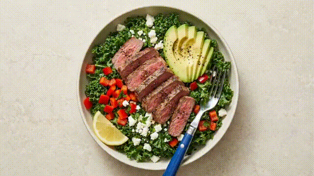 高质量的食物展示视频