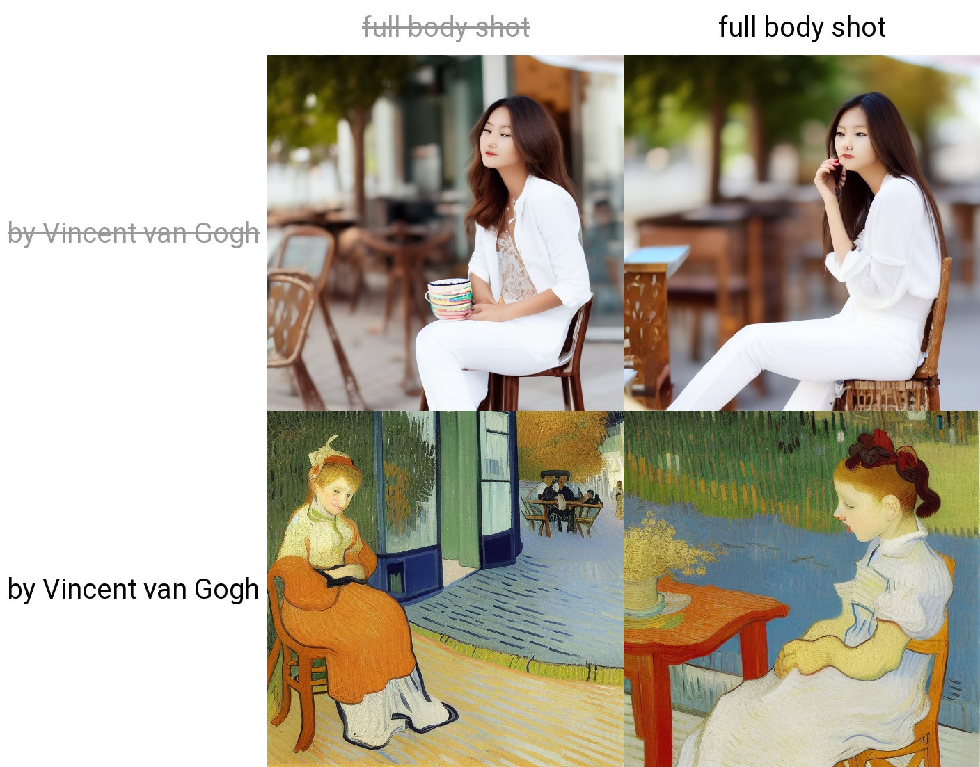 Prompt matrix 生成结果