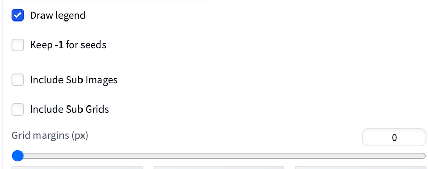 X/Y/Z plot 的参数