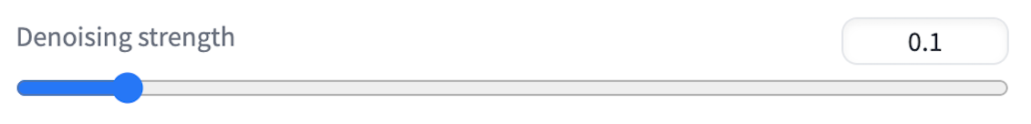 重绘幅度(Denoising strength)