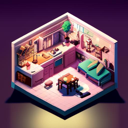 等距微缩风格 1